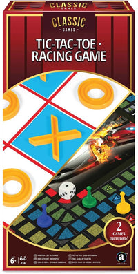 Ambassador - Classic Games - 2-in-1 Racing Game, Tic-Tac-Toe (basic)