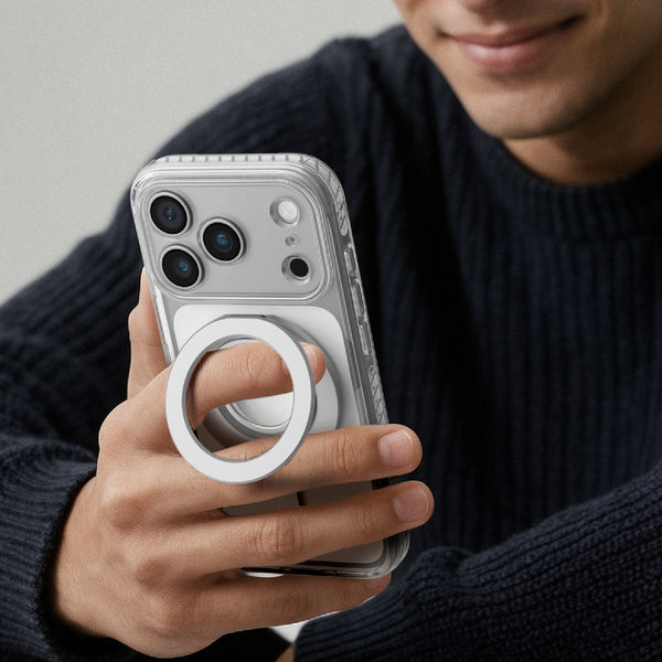 Amazingthing - Titan Pro Mag Lens With Ring Set Case For Iphone 18 Pro 6.3 - Clear