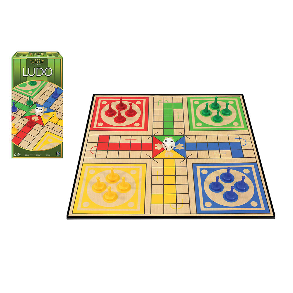 Ambassador Classic Games Ludo Set - Family Board Game for Kids