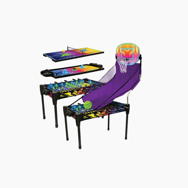Ambassador - 36" (92cm) Neon Arcade 4 in 1 games Table