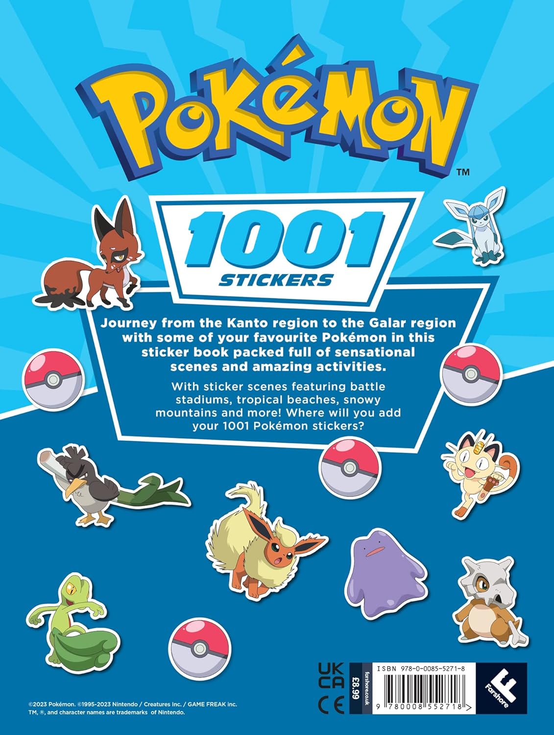 Pokemon: 1001 Stickers