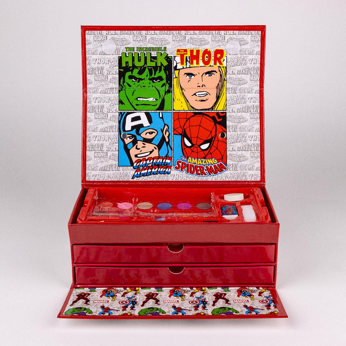 Cerda - Colouring Stationery Set Briefcase Marvel