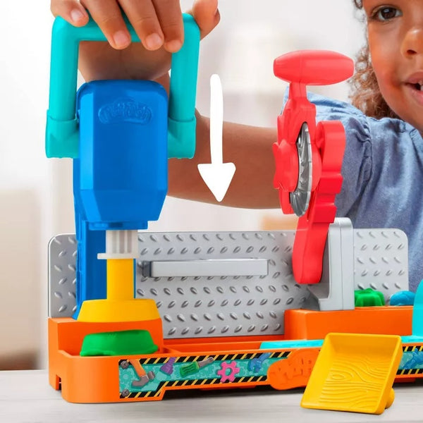 Playdoh Stamp and Saw Tool Bench Playset