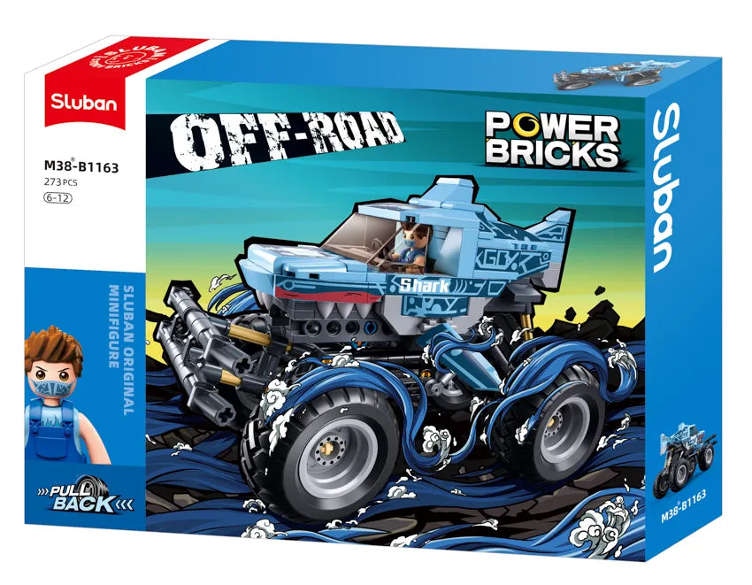 Sluban Powerbricks Off Road Vehicle Pull Back 273 Pcs