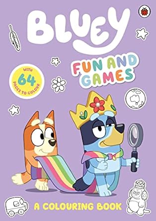 Bluey: Fun And Games, Official Colouring Book