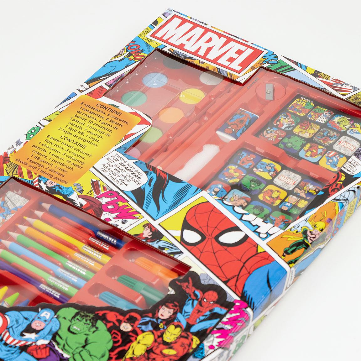 Cerda - Colouring Stationery Set Box Marvel