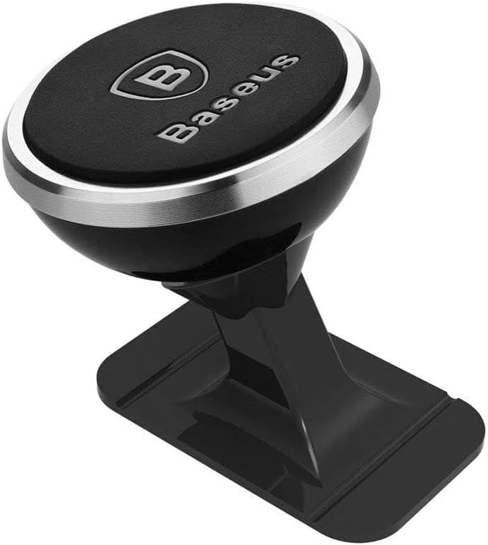 OS-Baseus 360° Adjustable Magnetic Phone Mount Silver