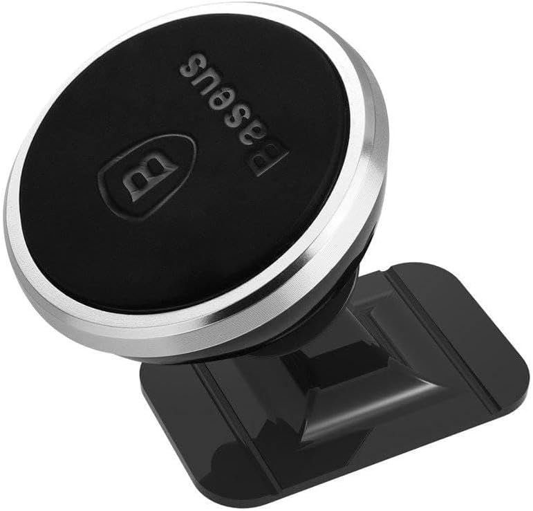 OS-Baseus 360° Adjustable Magnetic Phone Mount Silver