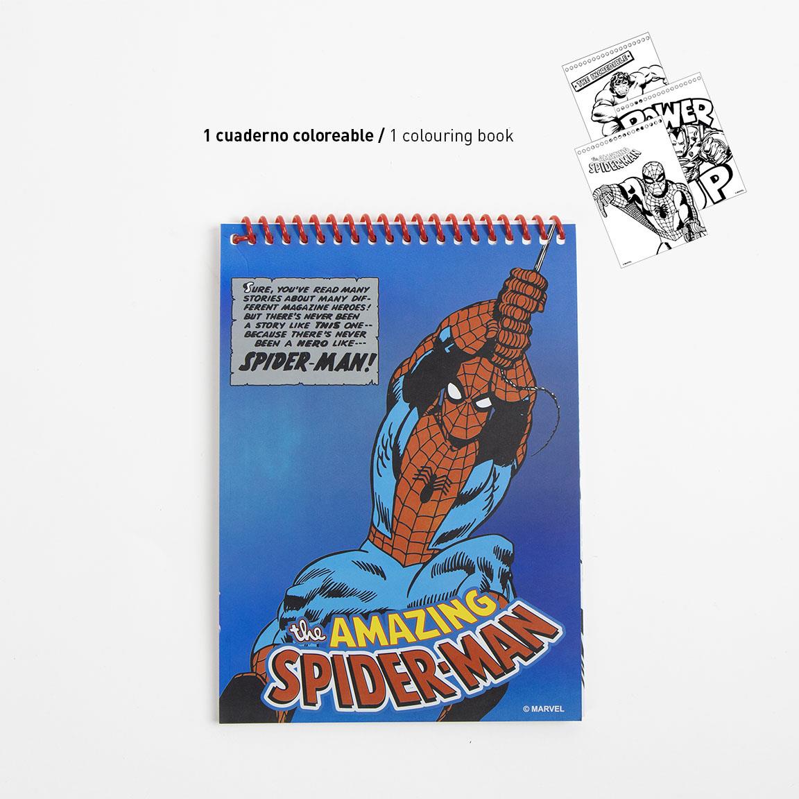 Cerda - Colouring Stationery Set Display Marvel