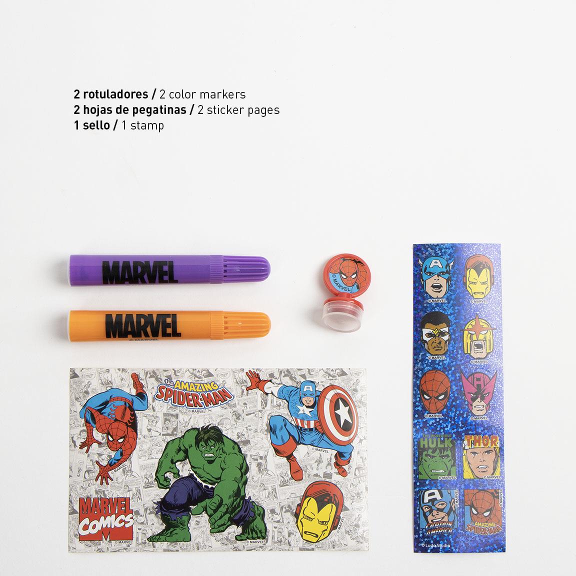 Cerda - Colouring Stationery Set Display Marvel