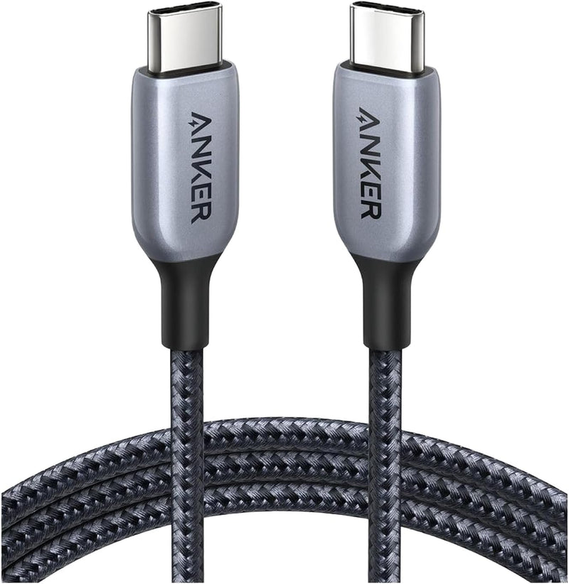 Anker 765 USB-C to USB-C Cable (140W 6ft Nylon) Gray