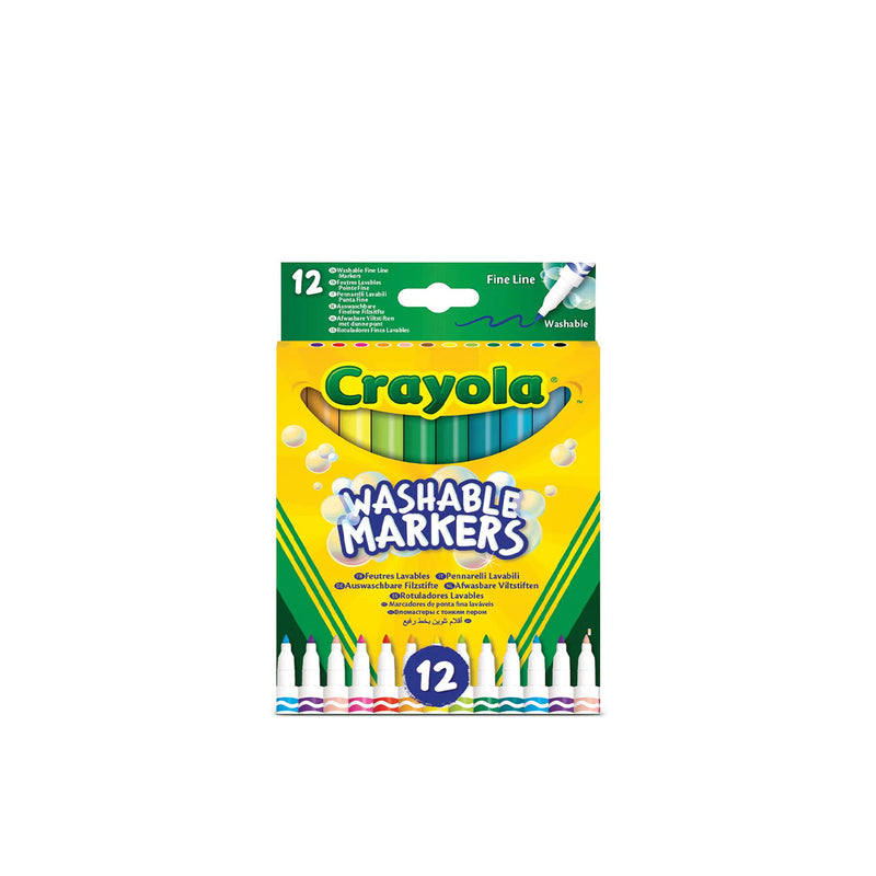 Crayola 12 Washable Markers Fineline