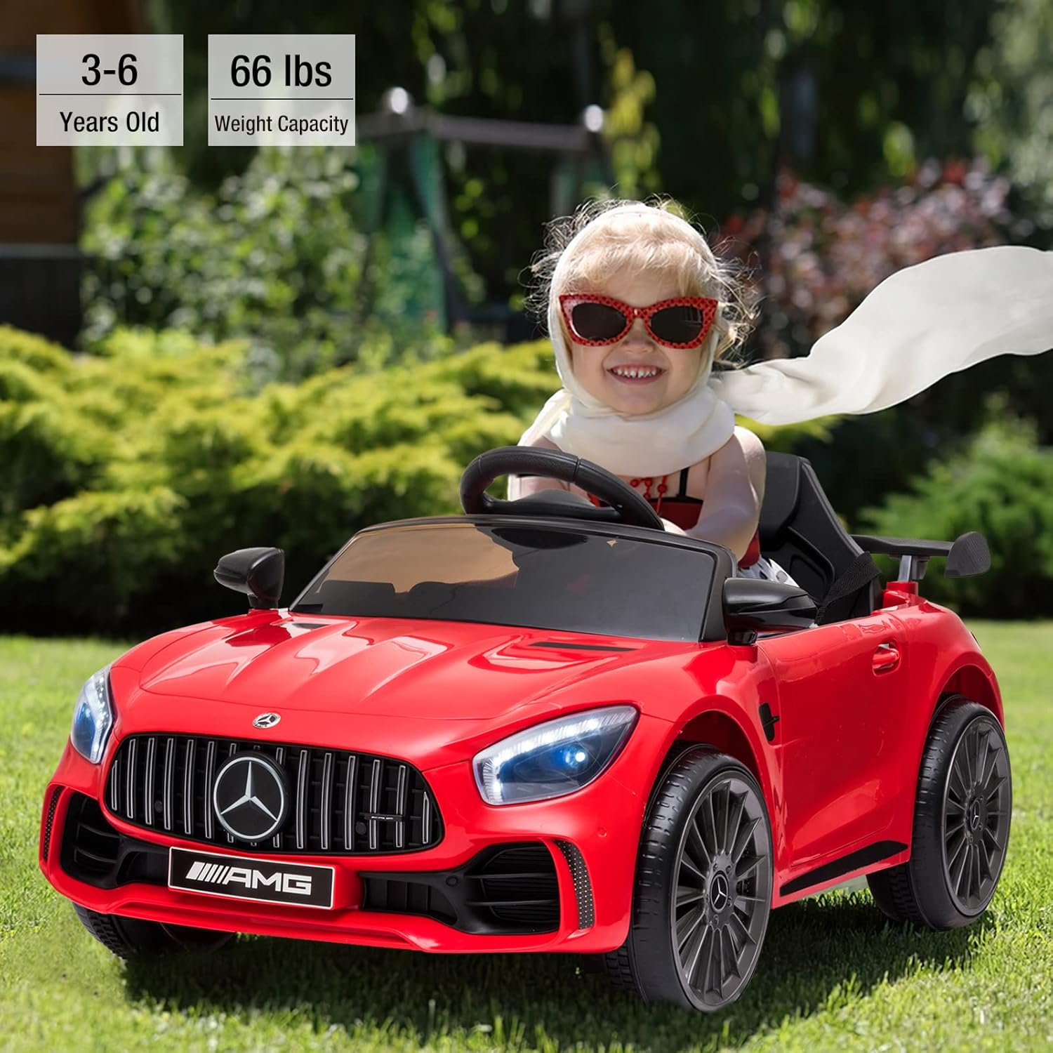 Mercedes Benz Gtr Licensed RC Ride On Car