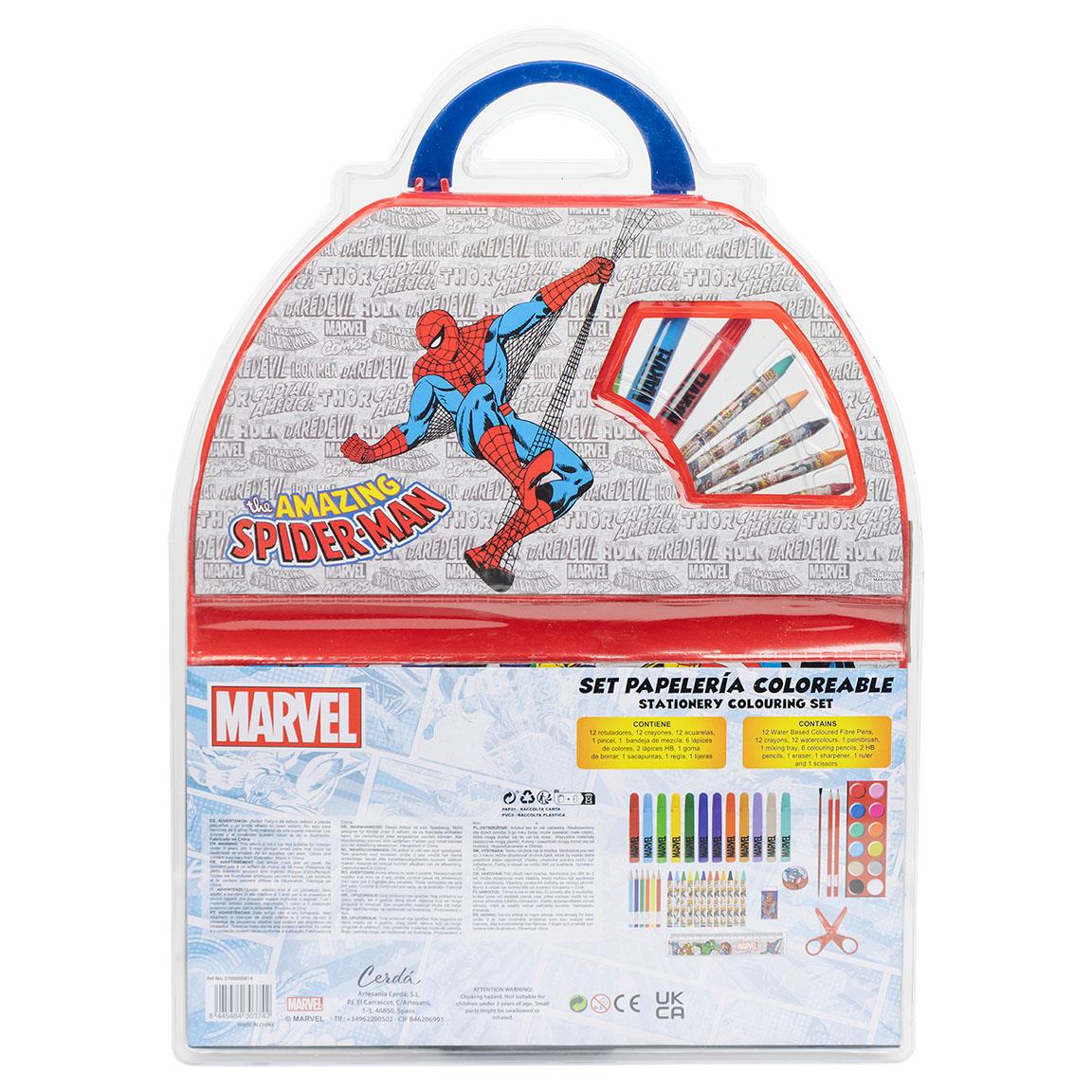 Cerda - Colouring Stationery Set 50 Piezas Marvel