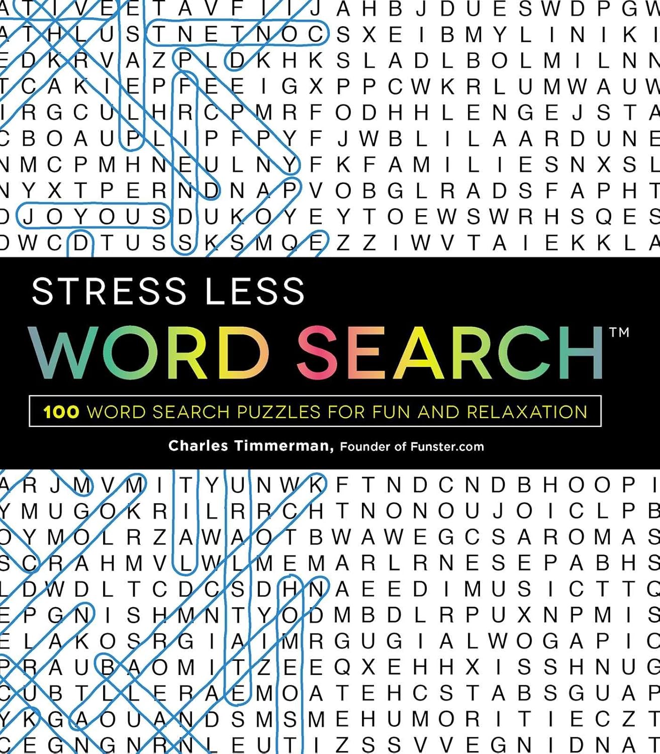 Stress Less Word Search: 100 Word Search Puzzles