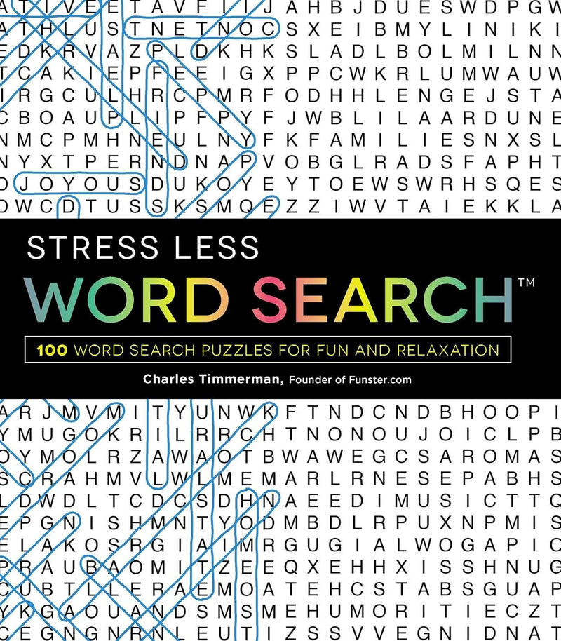 Stress Less Word Search: 100 Word Search Puzzles