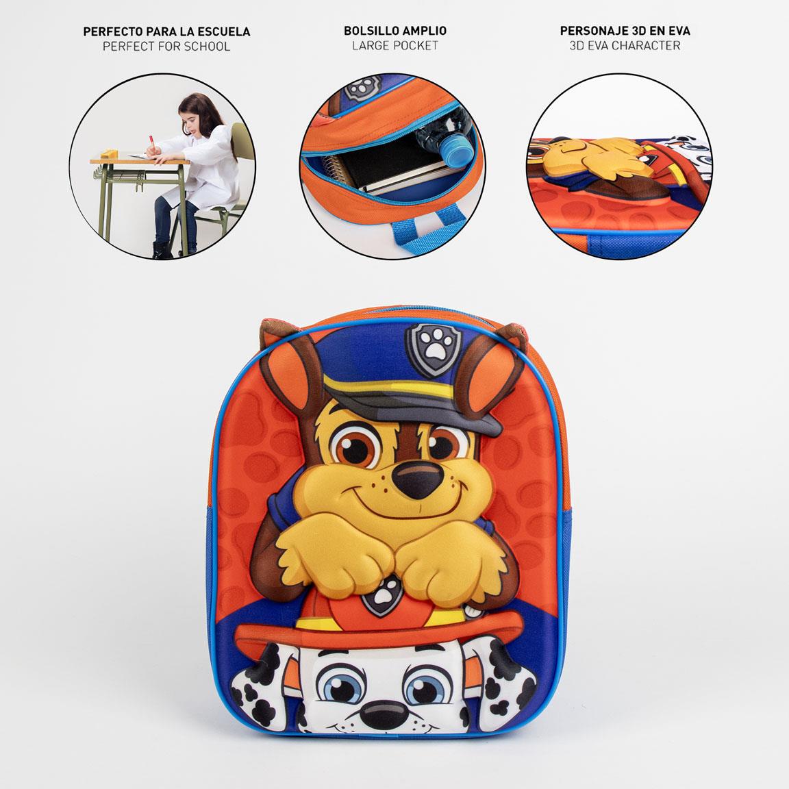 Cerda - Kids Backpack 3D Applications Paw Patrol