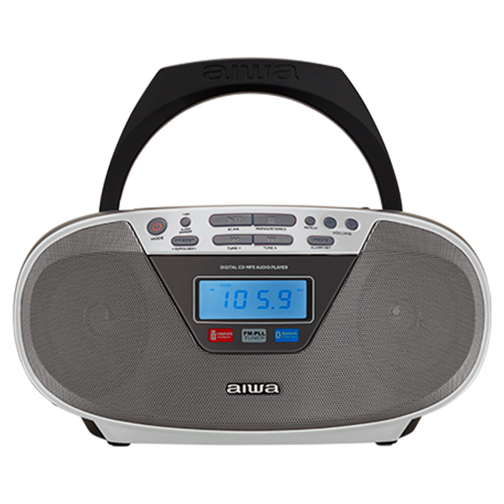 Aiwa Modernly Stylish Boombox with full features Grey