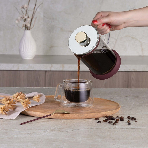 Berlinger - Coffee/Tea Plunger Matt Leonardo / 800Ml -Bh-8585