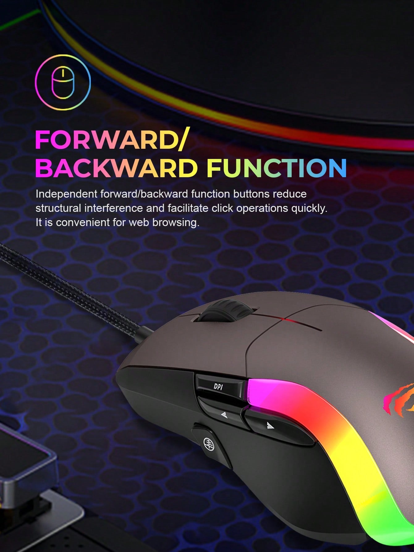 HAVIT Gamenote MS959S Programming Gaming Mouse