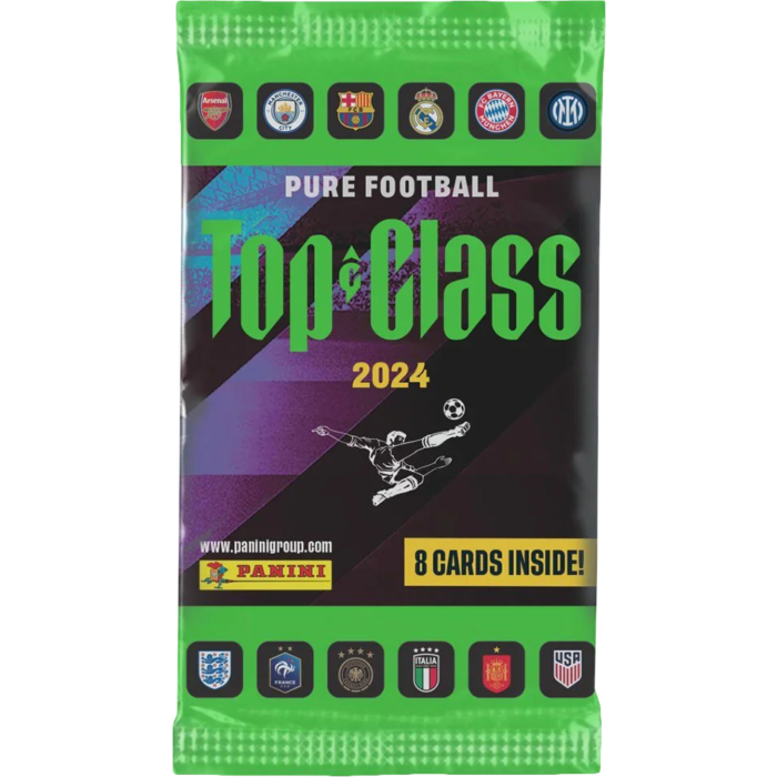 Panini Fifa Top Class 2024 Card Packets 8 Cards Panini