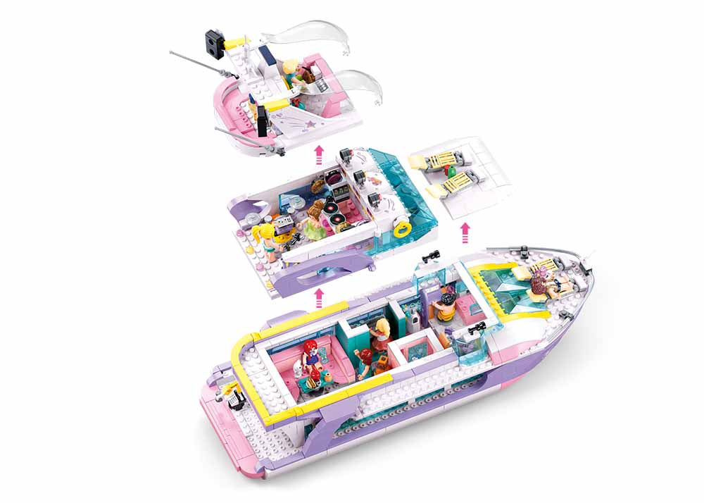 Sluban Girls Dream Yacht 1108 Pcs