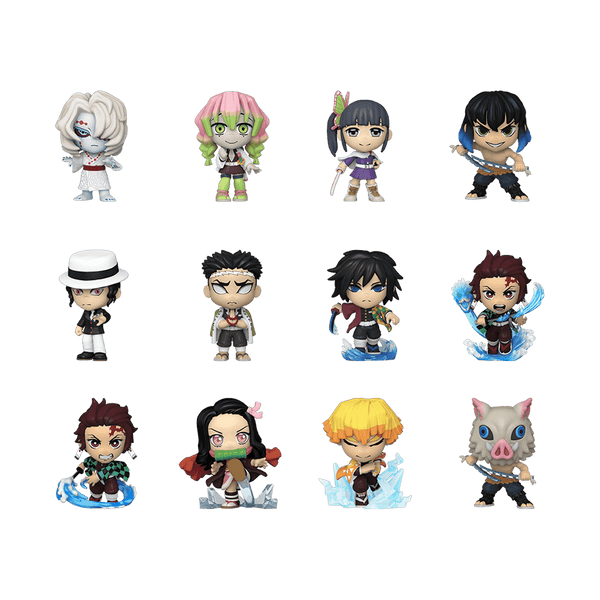 Funko - Mystery Minis! Animation: Demon Slayer- 12 Pcs- PDQ