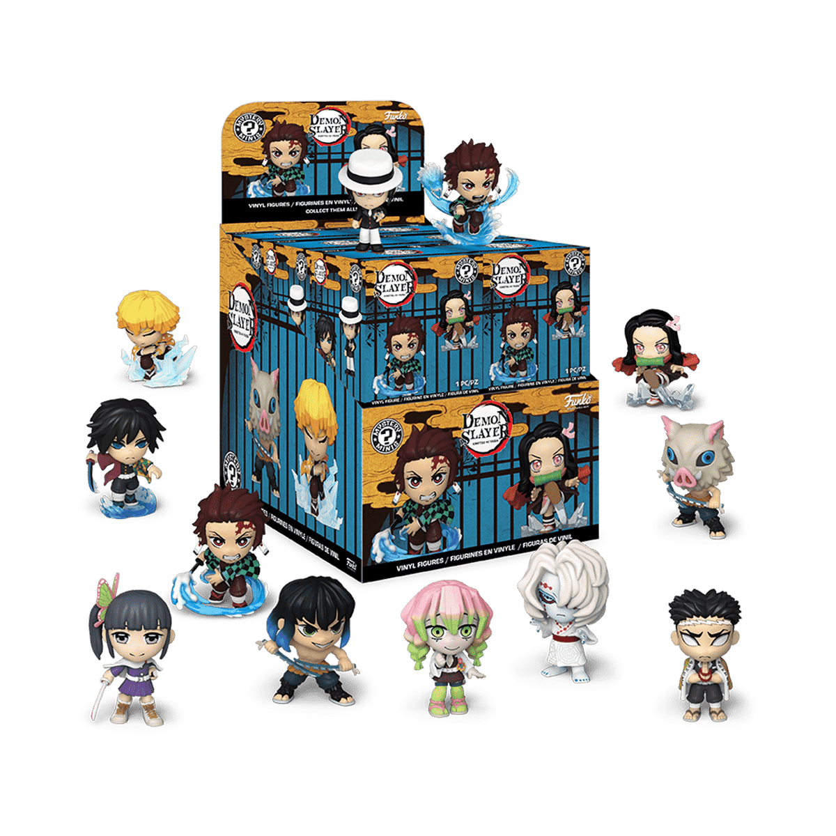 Funko - Mystery Minis! Animation: Demon Slayer- 12 Pcs- PDQ