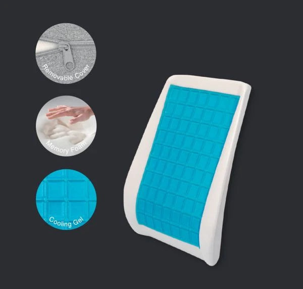 Armn Pedic Ergonomic Memo.Back Cushion W/Cooling