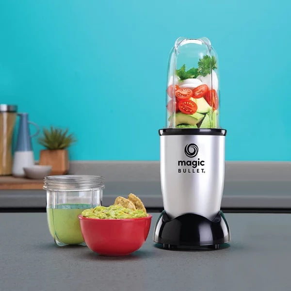 Nutribullet Magic Bullet 400W 11-Piece Set High-Speed Blender & Food Processor System - Silver