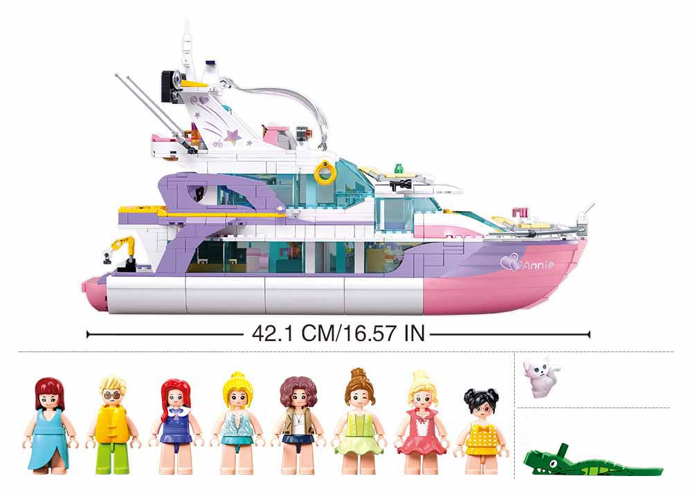 Sluban Girls Dream Yacht 1108 Pcs