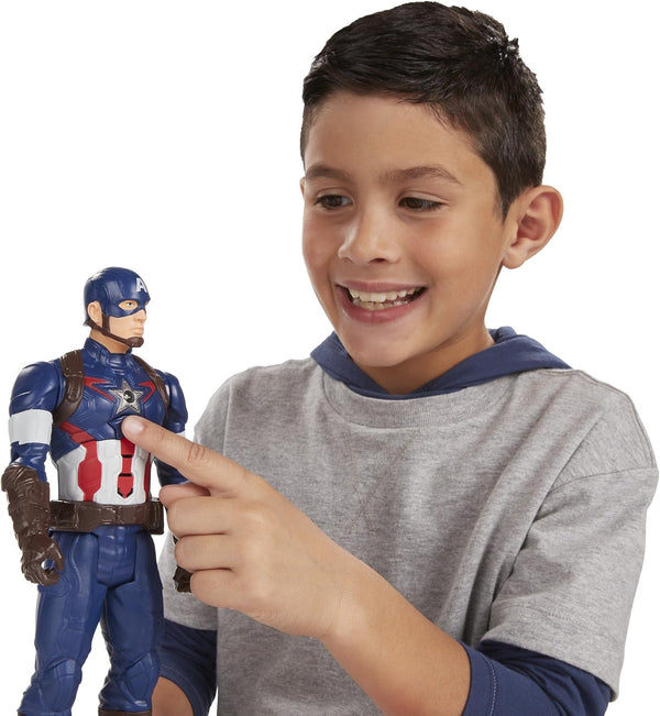 Marvel Avengers Age of Ultron Titan Hero Tech Captain America Figure - 12 inch