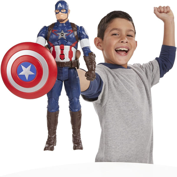 Marvel Avengers Age of Ultron Titan Hero Tech Captain America Figure - 12 inch