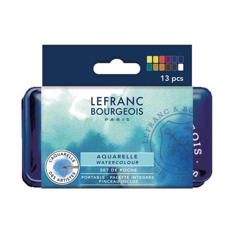 Lb Fine Watercolour Set Of 12 Half Pan