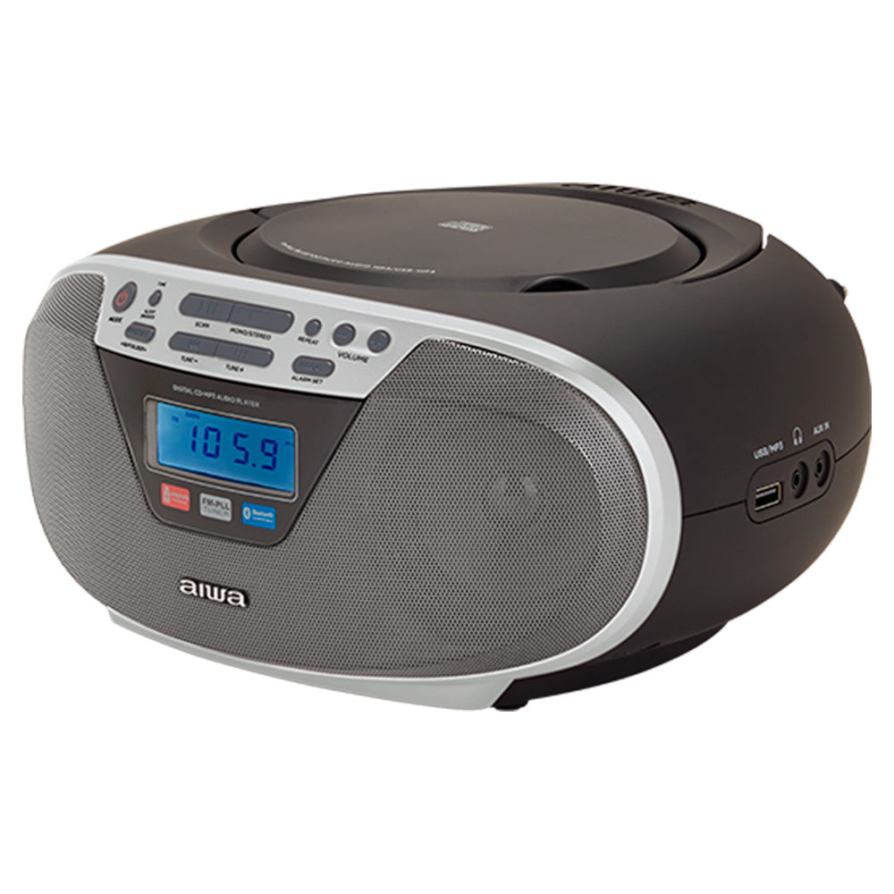 Aiwa Modernly Stylish Boombox with full features Grey