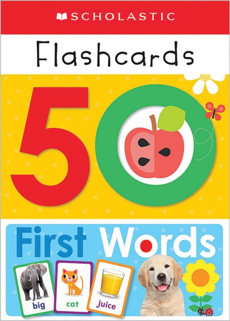 50 First Words Flashcards: Scholastic Early Learners