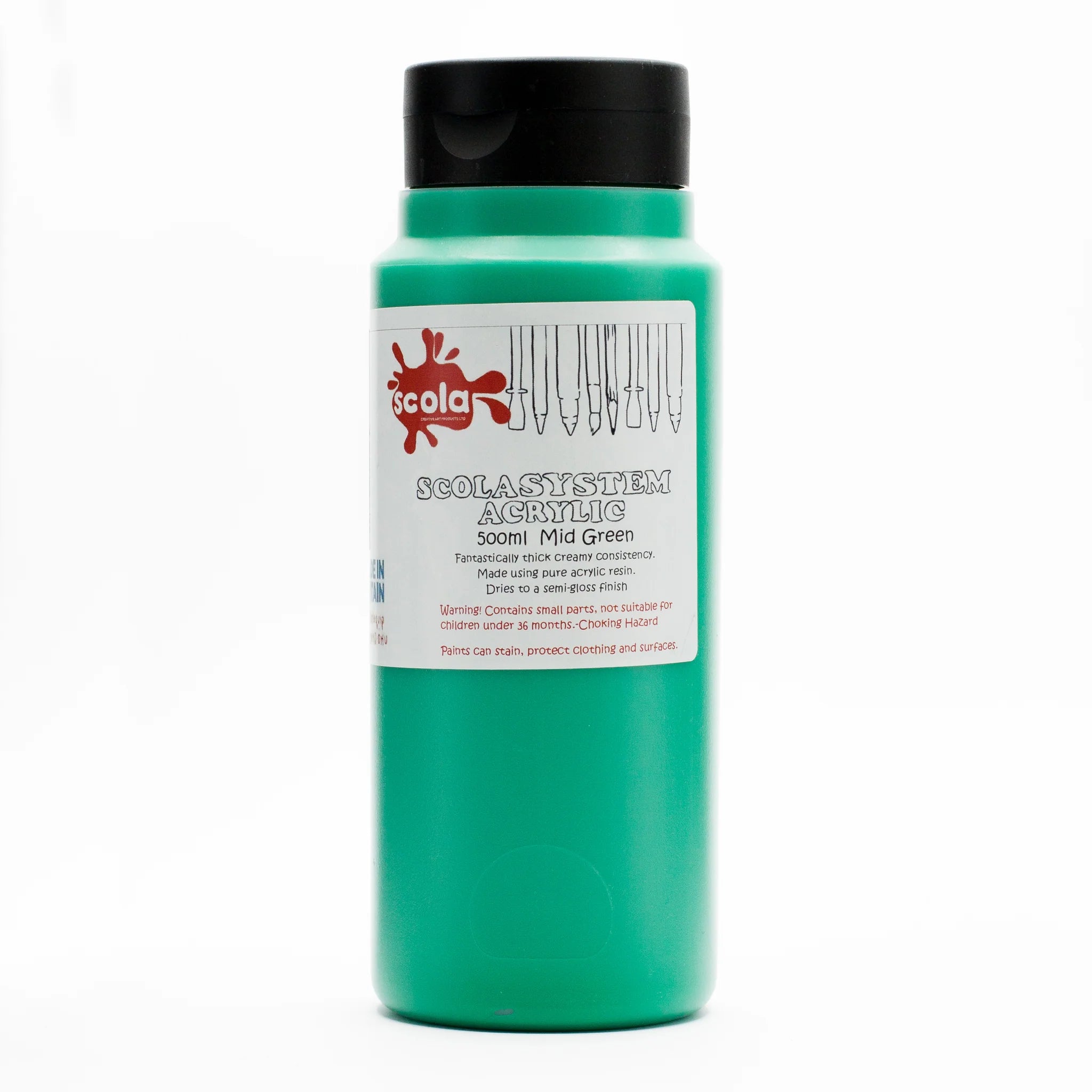 Scola Acrylic 500Ml Br Green 1116