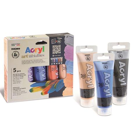 Primo Acryl Art Metallic 5X75 ml