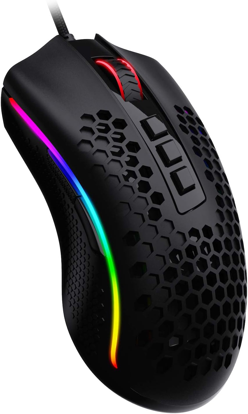 Redragon USB Wired RGB Gaming Mouse 12400DPI Programmable