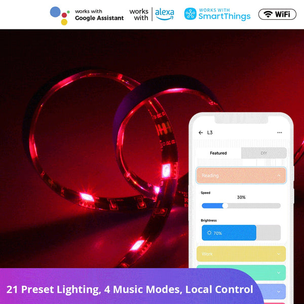 Sonoff RGB Strip Light Smart RGB LED Light Strip - 5 Meters