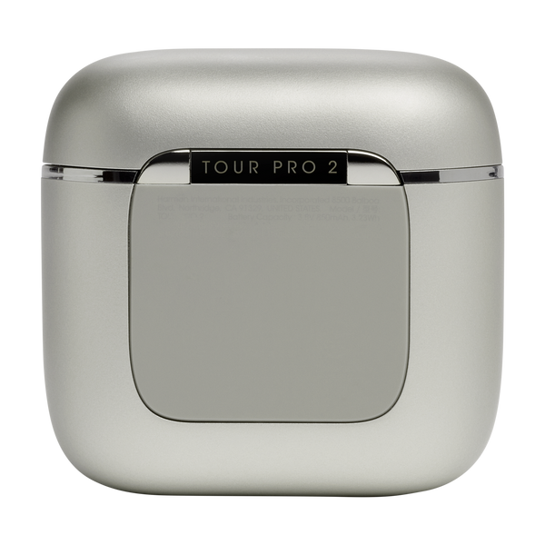 JBL - Tour Pro 2 True Wireless Noise Cancelling Earbuds - Silver