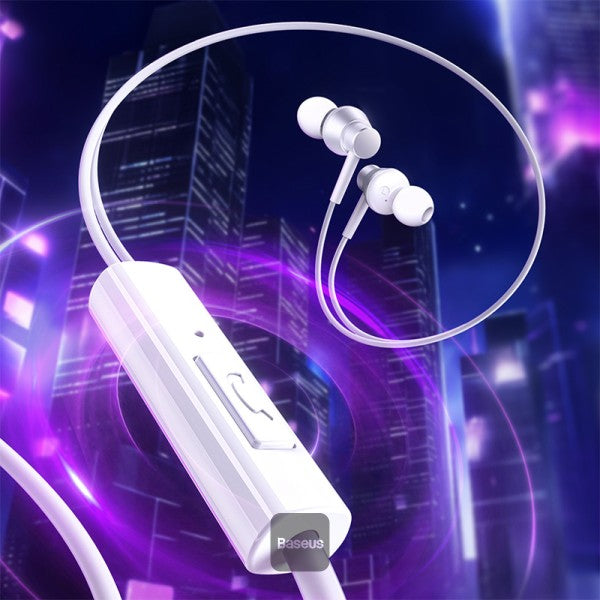 Baseus - Baseus Encok Hz11 Wired Earphones Moon White