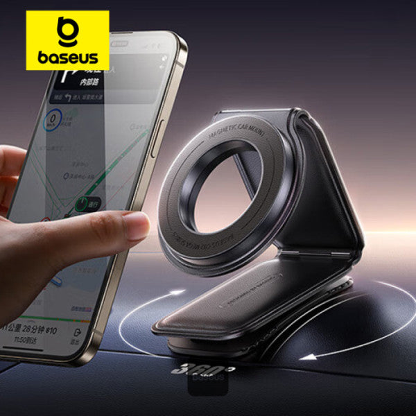 Baseus - Os-Baseus Primetrip Series C02 Mega Magnetic Car Mount Stick-On Version Cluster Black