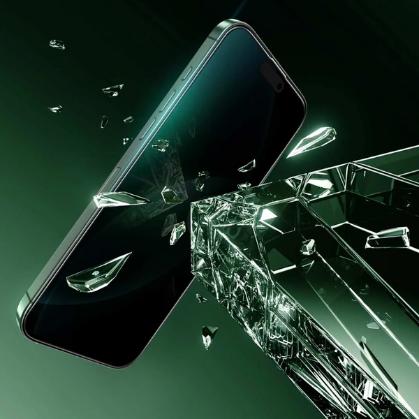 Green Lion 9H Steve Privacy Anti-Peeping Glass for iPhone 16 Pro Max - Black Edge