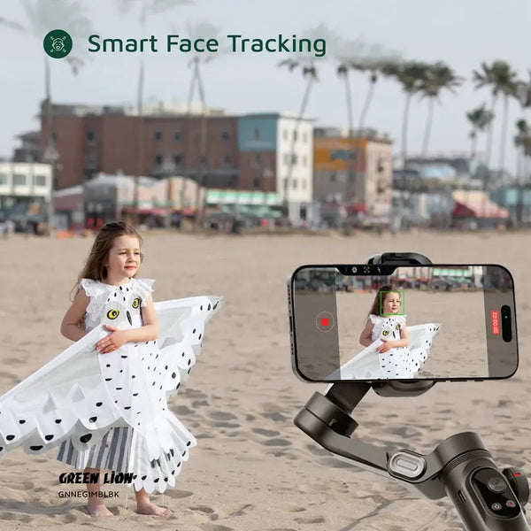 Green Lion New York Gimbal Smart Face Tracking - Black