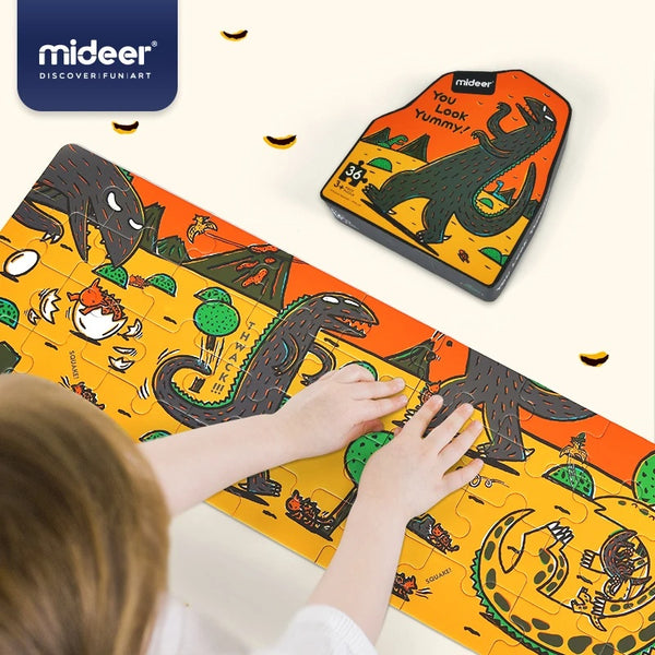 أحجية "ميدير" (Mideer) "تبدو لذيذة" - 36 قطعة - أحجية تركيب صور للأطفال بطابع الطعام