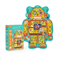 Mideer Robot Factory Irregular Puzzle - Kids Jigsaw Play Set