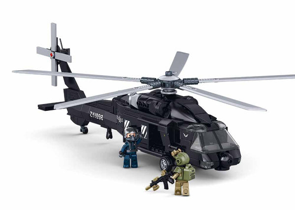Sluban - Army-Z-20S Attack Helicopter 1/44 Pcs