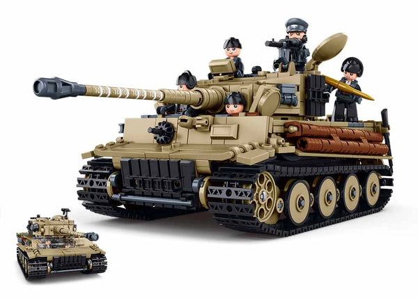 Sluban - Modelbricks Tiger Tank Scale 1/35 941 Pcs