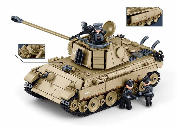 Sluban - Modelbricks Panther G Tank Scale 1/35  873 Pcs